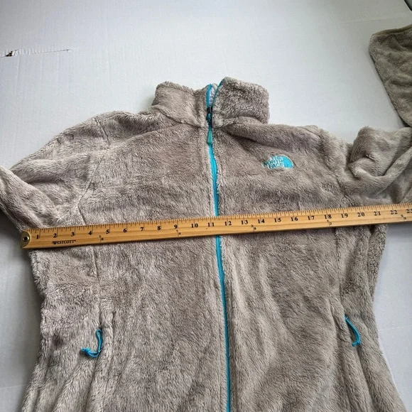 Northface beige women's fleece jacket size large - Picture 4 of 10